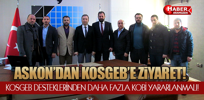 KOSGEB DESTEKLERİNDEN DAHA FAZLA KOBİ YARARLANMALI!