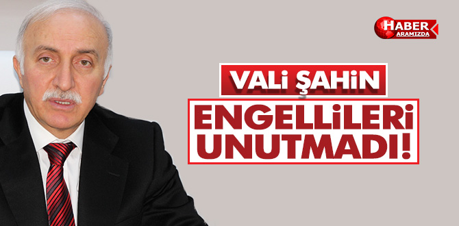 Vali Şahin’den Engelliler Haftasını Mesajı