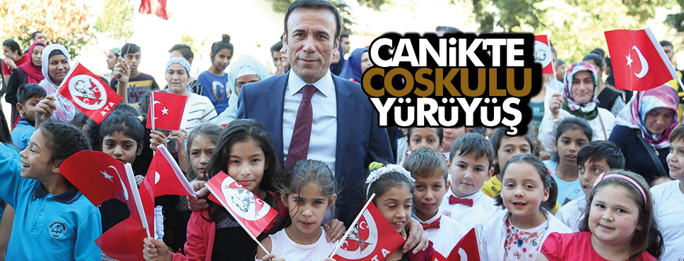 CANİK’TE COŞKULU YÜRÜYÜŞ